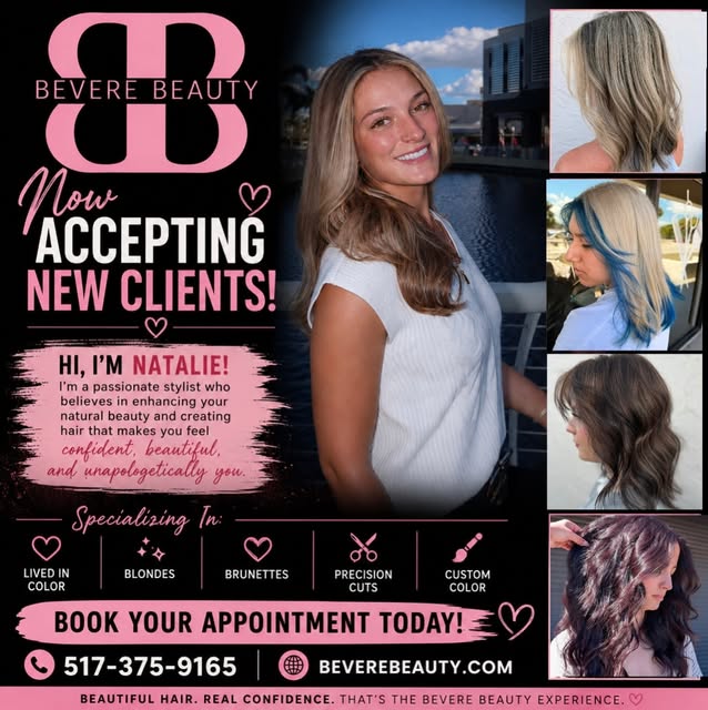 Recent hair color work from Bevere Beauty